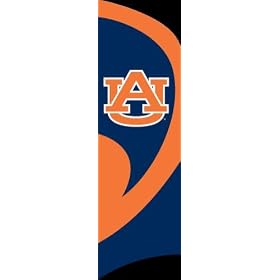 Auburn Tigers Tall Team Garden House Flags (8.5 ft x 2.5 ft) NCAA College Athletics Fan... from Animal Houses