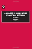 Review Emerald Group Publishing Limited  / Advances in Accounting Behavioral Research