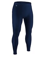 Youth Sports Form Fit, Ankle Length Compression Tight-Stay Dry and Cool During Football, Baseball, Dance, Track, and Soccer with Moisture Management and Anti-Microbial Technology-Sizes YS, YM, YL (Youth Medium, Navy)
