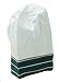 Rushbrookes Chefs Hat White with Printed Racing Green Butchers Stripe Band