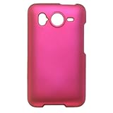 Hot Pink Rubberized Hard Phone Cover for HTC Inspire 4G