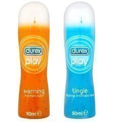Durex Play Tingle 60ml + Warming (Heat) 60ml Lubricants (Twin Pack)