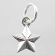 Tiny Star Charm in Sterling Silver, #9887