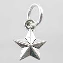 Tiny Star Charm in Sterling Silver, #9887