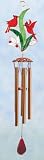 Cardinal-Large Wind Chimes