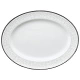 Wedgwood Celestial Platinum Platter 13.75 inches