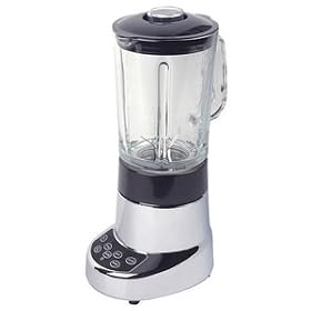 Kalorik BL-17949 500-Watt 5-Speed Countertop Blender with 60-Ounce Glass Jar, Chrome by Kalorik