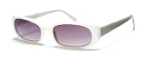 New Lightweight Rectangular Frame Plastic Sunglasses and Black Polka Dots on the Temples with 100% UV Protection Lenses C620