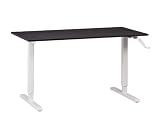 Adjustable height desk-table - sit to stand-up workstation - Modern - Ergonomic - White Base with Large Top