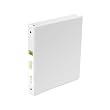 Wilson Jones (W362-14W) 3-Hole View Binder, 1-Inch Rings, 11 Inch by 8 1/2 Inch, White