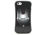 EC217 ★ iPhone5 ★ IRON MAN ★映画やアメコミでも大人気の アイアンマン のプリントケース!! グレーのアイアンマンがめちゃCOOL♪