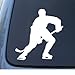 Decalgeek Hockey - Skating Sport - Car, Truck, Notebook, Vinyl Decal Sticker Vinyl Color: White