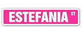 IMAGE OF ESTEFANIA Street Sign name kids childrens room door bedroom girls boys gift