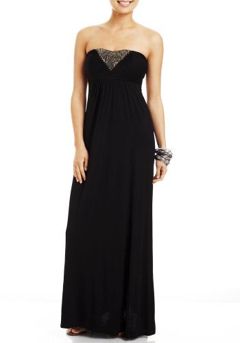 2B Kendall Smocked Back Maxi Dress 2b Day Dresses Blk-xl 2B Kendall Smocked Back Maxi Dress 2b Day Dresses Blk-xl