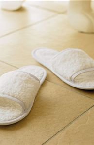 Towel City Classic Terry Slippers (Open Toe) Navy 47