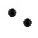 Jet Black Stud Earrings