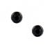 Jet Black Stud Earring