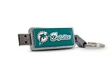 Centon Miami Dolphins Edition NFL DataStick Keychain V2 4 GB USB 2.0 Flash Drive