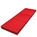 Solid Color Trifold Bed White Foam Floor Mats Single Size 27Wx75L Purple