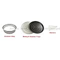 Halogen Oven Accessories includes extender ring, baking and steamer trays and skewers, suitable for any 10-12 litre Halogen Oven