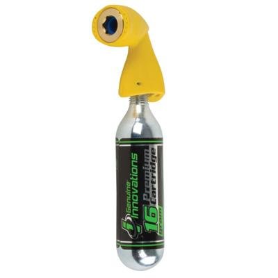 Genuine Innovations Microflate Nano w/16g Co2 Bicycle Tire Inflator - Yellow - 2342