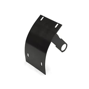 MOTORCYCLE CURVED VERTICAL SIDE MOUNT LICENSE PLATE TAG HOLDER BRACKET FITS ALL SPORT BIKES AND CRUISERS. HARLEY DAVIDSON, KAWASAKI, HONDA, YAMAHA, SUZUKI