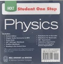 [Free] Holt Physics: Student One Stop CD-ROM 2009 [P.P.T]
