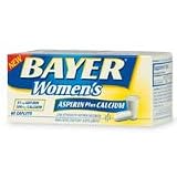 Bayer Buffered Aspirin Pain Reliever, Women's Plus Calcium, 81 mg, 60-Count Caplets On Sale