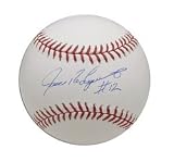 Ivan Rodriguez New York Yankees Autographed MLB Baseball w/ #12 Inscription
