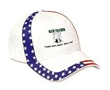 MATH TEACHER I make more money than you! Adult USA Flag Hat / Cap