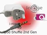 Ipod Shuffle 2nd Gen 3 pin wall plug Charger