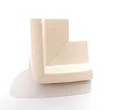 Grow baby やわらか コーナークッション 8個 + 専用シール + 貼って剥がせるロールテープ セット お子様 ご年配の方 安全 セーフティーグッズ (アイボリー)