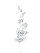 33" Silver Glitter Berry and Leaf Christmas Spray