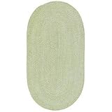 Green Braided Chenille Rug 27 x 48