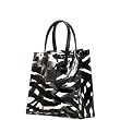 Dooney Bourke Zebra Print Clear Lunch Bag Tote