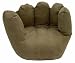 Comfort Research BASEBALL GLOVE CHAIR MICROSUEDE BEAN BAG 22"W x 30"D x 31" High