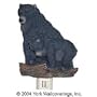Black Bear Lodge Bathroom Bedroom Night Light Lite