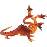 Knights and Dragons- Four Headed Orange Dragon