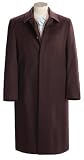 OverCoat - TopCoat Florance Hidden Button CoCo Brown Men's Full
Length Overcoat Wool & Cashmere Fully Lengh Coat Men's Coat