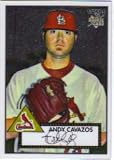 2007 Topps 52 Chrome 61 Andy Cavazos (Baseball Cards) St. Louis Cardinals (Serial #'d to 1952)
