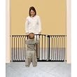 Dream Baby L790B Hallway Swing Closed Security Gate Black with Extensions Included