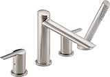 Delta Faucet T4761-SS Compel, Roman Tub with Hand Shower Trim, Stainless [並行輸入品]