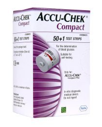 Accu-Chek Compact 51 Test Strips - For use with Compact PLUS Meters Only- PACK OF 2 BOXES Accu-Chek Compact 51 Test Strips - For use with Compact PLUS Meters Only- PACK OF 2 BOXES