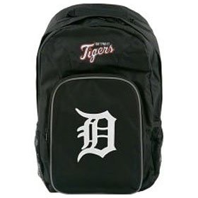 Detroit Tigers Back Pack Southpaw Style Made of Extra Durable Nylon Mesh Pockets on Both Sides