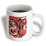 KIKE CALVO vintage camera collection - Picture of a Vintage brown Twin Lens reflex TLR camera - Mugs