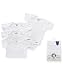 Gerber Brand 4 Pack Organic Onesies, White, Newborn