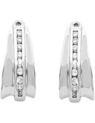 Pair of 14K White Gold Diamond Earring Jackets - 0.27 Ct. -- LIFETIME WARRANTY