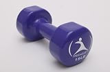 Vinyl Dumbbell 15 LB, Dark Blue