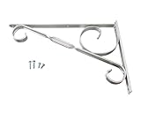 久宝金属製作所 アルミ棚受 シルバー 300mm T1365