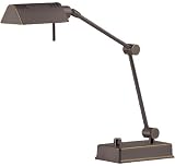 Holtkoetter 8346 HBOB Halogen Desk Lamp - Hand-Brushed Old Bronze